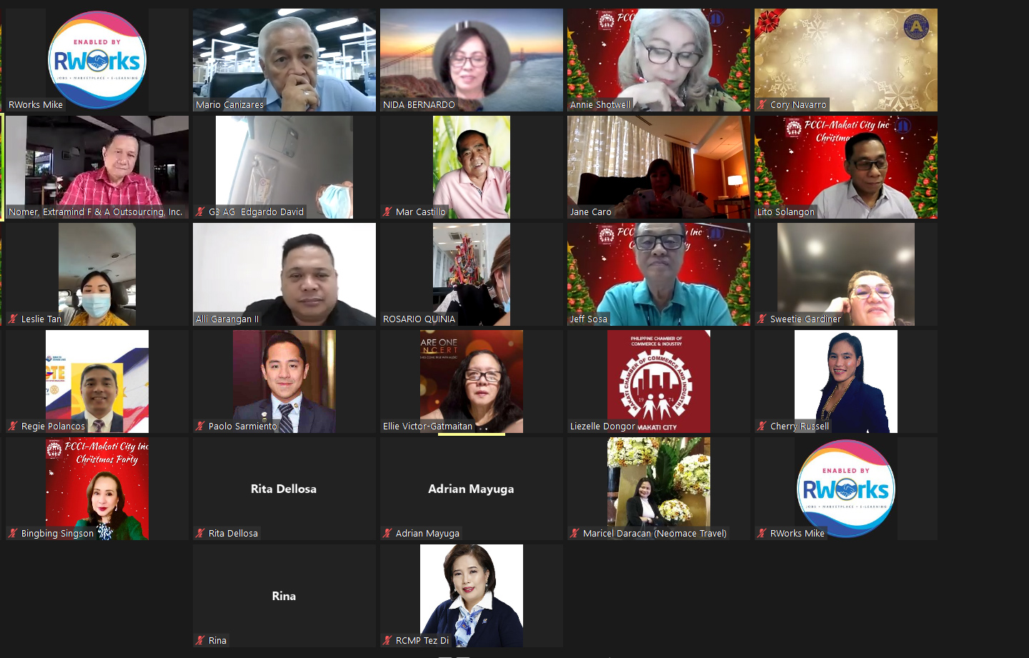 PCCI Makati held its Christmas Party 2021 and final event for this year!